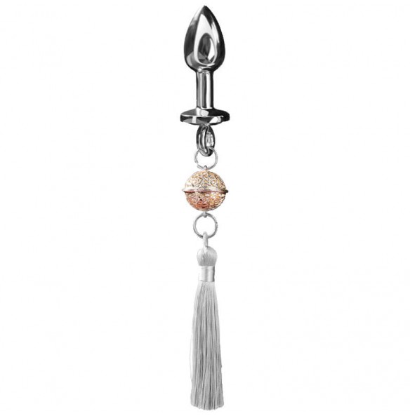 MizzZee - Bell Nipple Clamp Anal Plug Tassels Set MizzZee - Bell Nipple Clamp Anal Plug Tassels Set